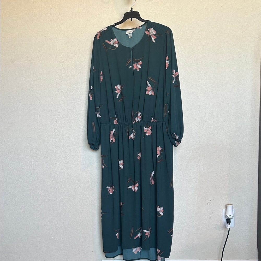 Ava & Viv Floral Long Sleeve Dress
